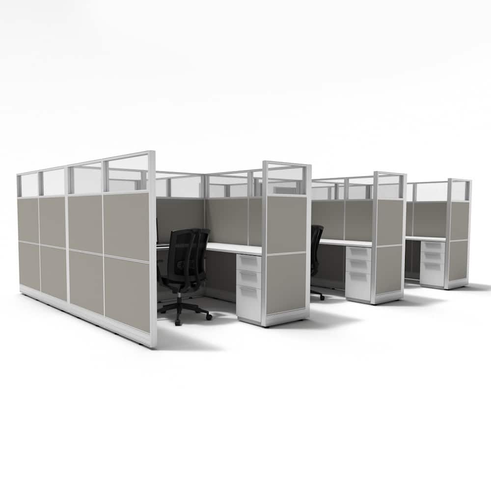 6'x6' 65" High Pack of Cubicles