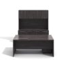 Sunline II Modern Desk With (2) Two Drawer Cabinets