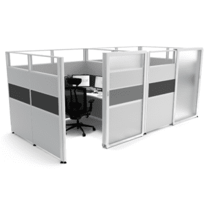 Sunline Cubicle with Frosted Sliding Door