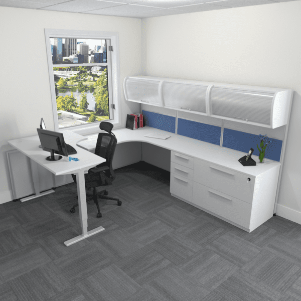 sunline office environment blue