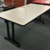 Laminate White Training Table Featured