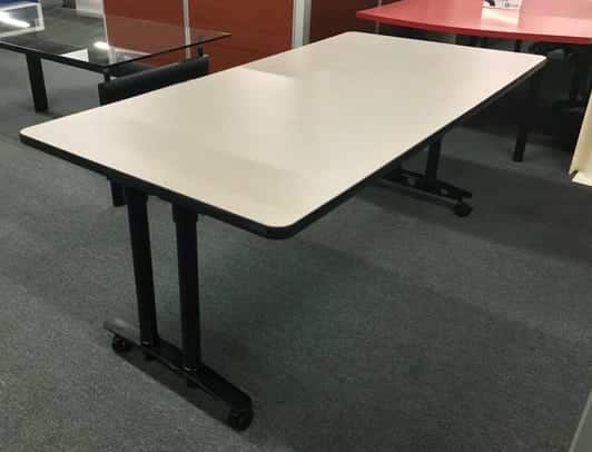 Laminate White Training Table Featured